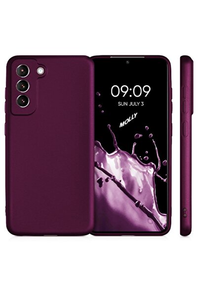 Molly Galaxy S21 Fe Uyumlu Mürdüm Guardian Mat Silikon Kılıf