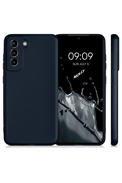Molly Galaxy S21 Fe Uyumlu Lacivert Guardian Mat Silikon Kılıf