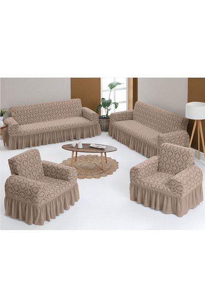 ARTUÇ Washable Shawl Pattern 3-3-1-1 Seat Cover with Flexible Jacquard Fabric