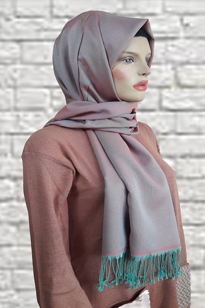 şehri şal Shiny Shawl Pink Green