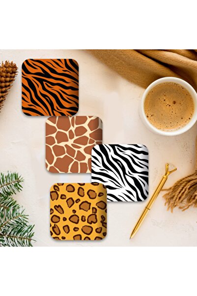 instababyrooms قاعدة أكواب القهوة الخشبية المطبوعة الرقمية من سلسلة المنزل موديل 027