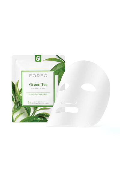 FOREO Green Tea Purifying 3-Pack Paper Mask