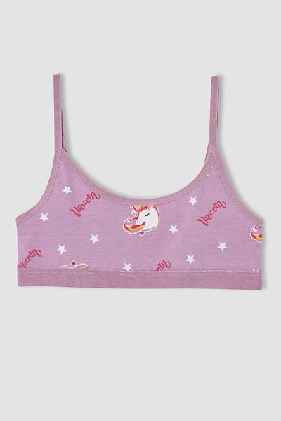 DeFacto Girl's Unicorn Patterned Half-Strap Undershirt V7851A621AU