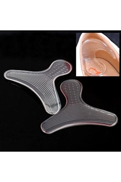 Çokuygunuz Topuklu Ayakkabı Için T Şeklinde Silikon Topuk Vurma Önleyici 1 Çift