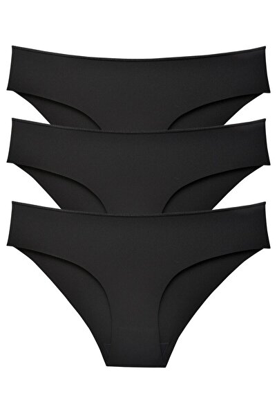 jilly jo Pachet de 3 chiloți tăiați cu laser cu talie joasă