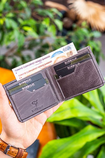 Garbalia Milano Vintage Gray Men's Wallet