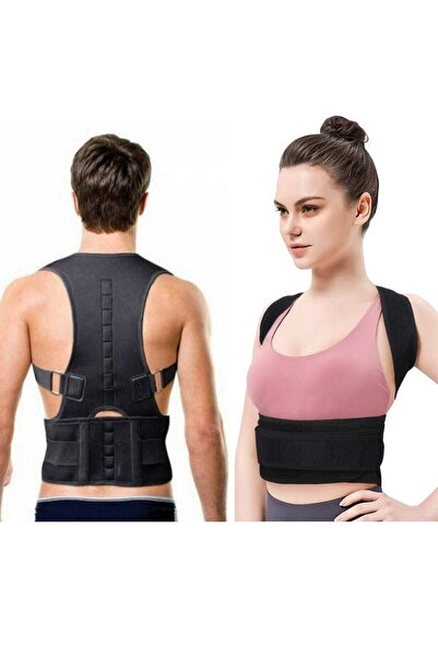 MultiFlexPro Ortopedik Vücut Sırt Omuz Bel Korsesi Kamburluk Önleyici Manyeti...