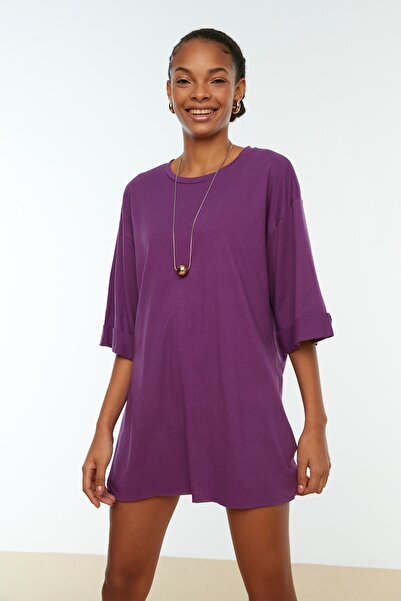 Trendyol Collection T-Shirt - Purple - Regular