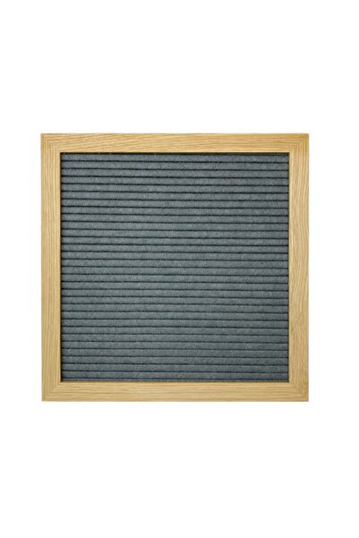 Olive&Mom Design Letter Board-harfli Ahşap Yazı Panosu Gri-meşe Ağacı (340 HA...