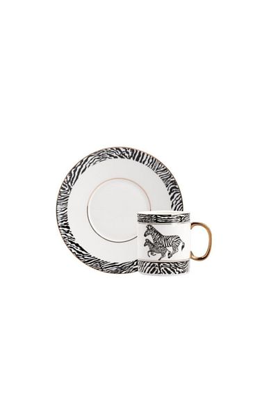 ACAR Medusa Zebra Single Turkish Coffee Cup