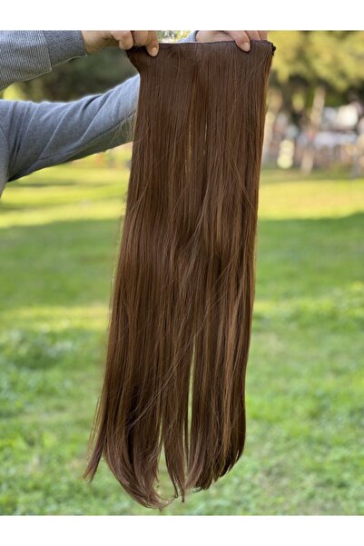 Fenomen Peruk Επίπεδο Ημιμήνιο 2 Πλαϊνό Μεσαίο Καφέ Κουμπωτό 75-80 εκ