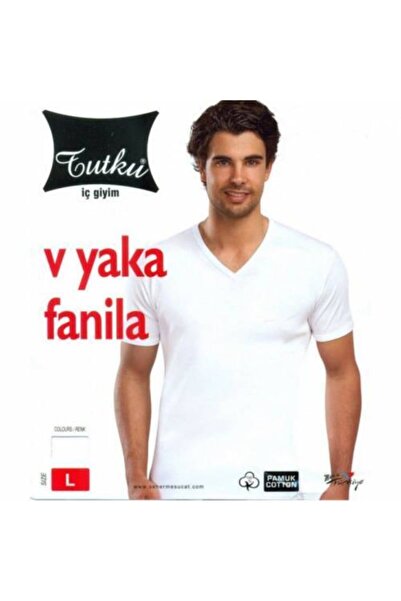 Tutku Elit Βαμβακερό χτενισμένο εσώρουχο Passion με λαιμόκοψη - Πακέτο 3 τεμαχίων