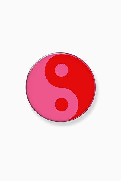 hey lori - Pembe Ying Yang Telefon Tutucu