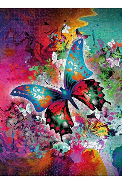 Nova Puzzle Nova 44001 - 1500 Parça Fantastik Kelebek Mini Puzzle