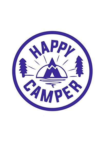 Birim Matbaa ملصق Happy Camper Happy Camper - ملصق مقاس 15*15 سم