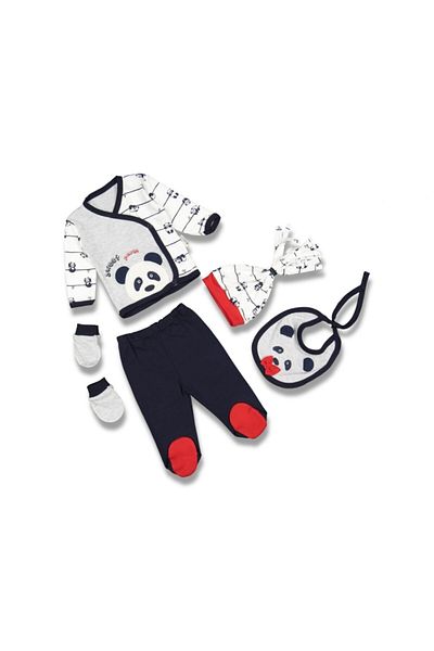 Necix's Sweat Panda 5-Piece Bodysuit Set