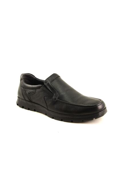 Forelli 32626 Erkek Siyah Deri Comfort Ayakkabı