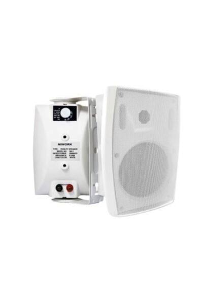 Nwork Duvar Hoparlörü Iç ve Dış Ortam Trafolu 2 Yollu 5" 30W Hoparlör NX-5W -...