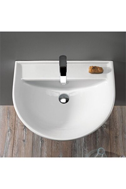 TURKUAZSERAMİK Turkuaz Bella Banyo Lavabo 45*55 Cm (bella Yarım Ayaklı)