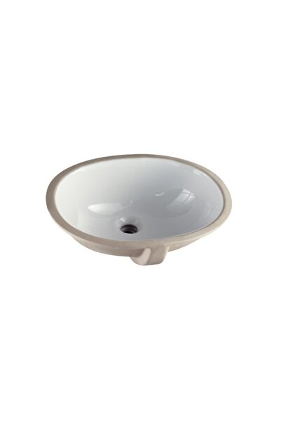 Turkuaz Turkuaz Cerastyle Tezgah Altı Hilton Yapıştırma Lavabo 55*43 Cm