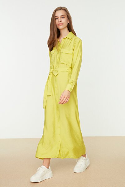 Trendyol Modest Kleid - Gelb - Blusenkleid