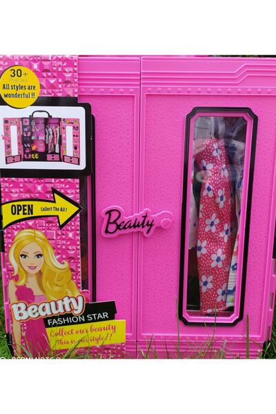 Kayyum Oyuncak Beauty Elit Gardrop Çanta 30 Parça Aksesuarlı