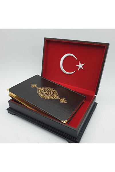 AGH Değerli Hediyeler Orta Boy Kuranı Kerim Ve Bayraklı Sandık Kuran