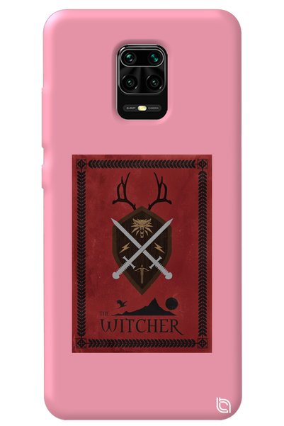 WANNA PROTECT Xiaomi Redmi Note 9S Pink Color Premium Velvet Inside the Witch...