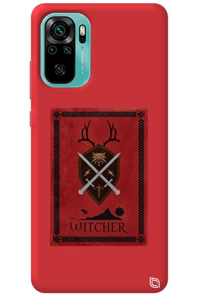 WANNA PROTECT Xiaomi Redmi Note 10 Red Color Premium Velvet Inside the Witche...