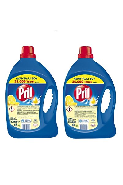 Pril Limon Kokulu Bulaşik Deterjani 2418 Ml X 2 Adet