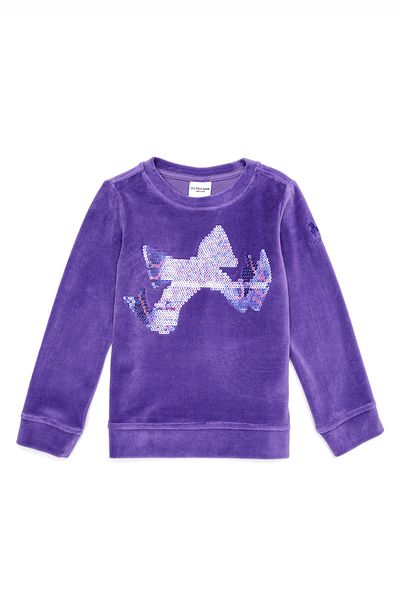 U.S. Polo Assn. Purple Girl's Sweatshirt
