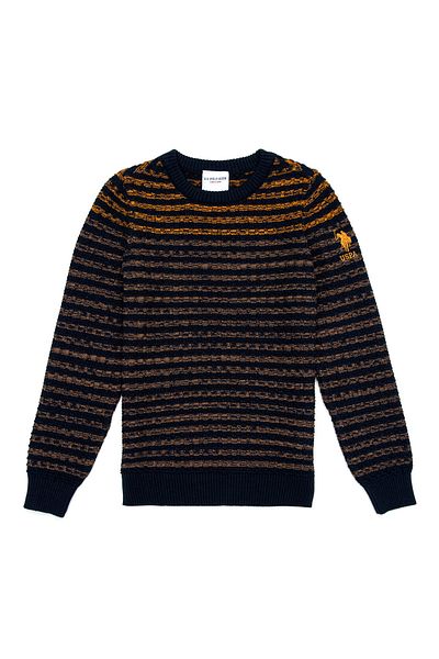 U.S. Polo Assn. Pulover galben pentru băiat
