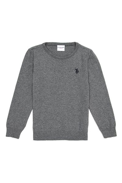 U.S. Polo Assn. Gray Boy's Sweater