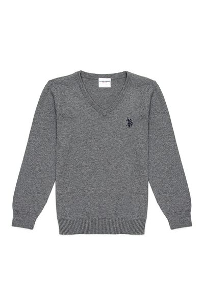 U.S. Polo Assn. Pulover pentru băiat gri