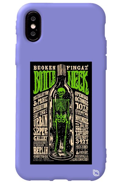 WANNA PROTECT حافظة هاتف من السيليكون بتصميم زجاجة مخملية فاخرة لهاتف Iphone ...