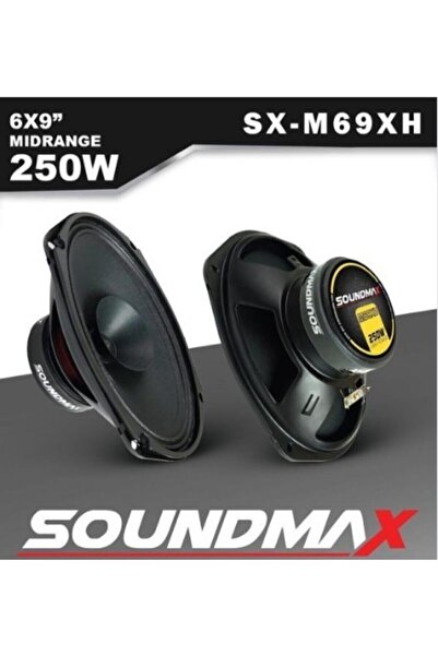 Soundmax M69xh 6*9 Oval Oto Midrange 250 Watt 100 Rms