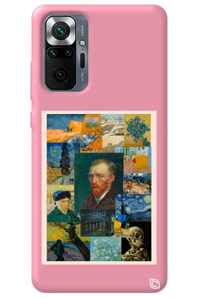 WANNA PROTECT Xiaomi Redmi Note 10 Pro Pink Color Premium Velvet Inside Van G...