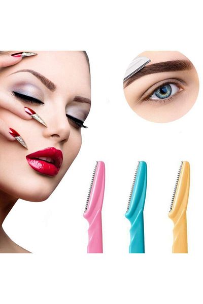 epavm Pack of 2 6 Pieces Facial Razor and Eyebrow Razor Women's Razor Hair Removal