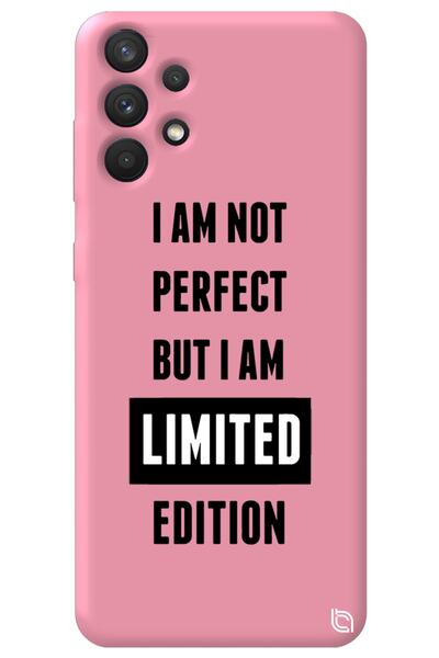 WANNA PROTECT Samsung A32 Pink Color Premium Velvet Inside Limited Patterned ...