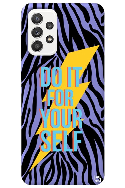 WANNA PROTECT Samsung Galaxy A72 Lilac Color Premium Velvet Inside Yourself P...