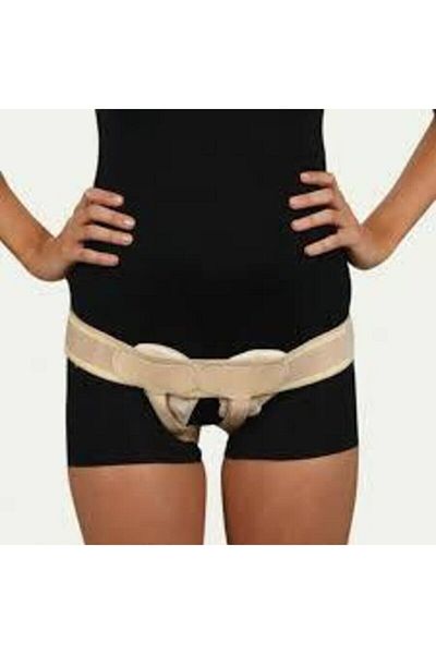 MEDİKALBİM Men's Double Hernia - Double Sided, Velcro Adjustable, Size Free Corset