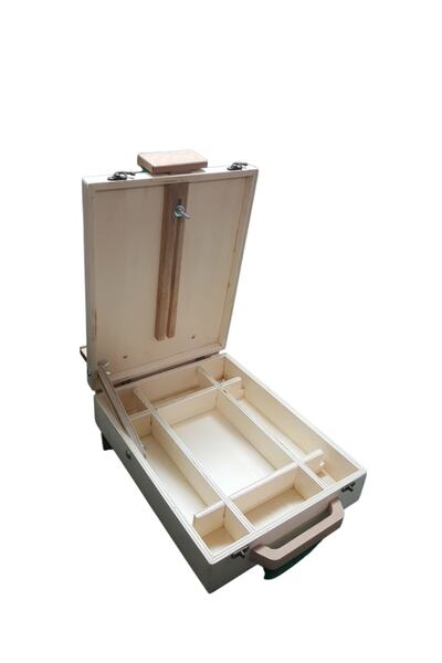 Muar Ahşap Çantalı Şövale