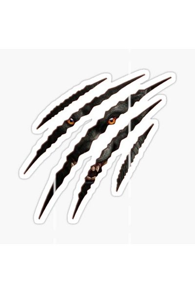 TSC Autocolant pentru mașină Furious Angry Wolf Auto Paste 18cm B2