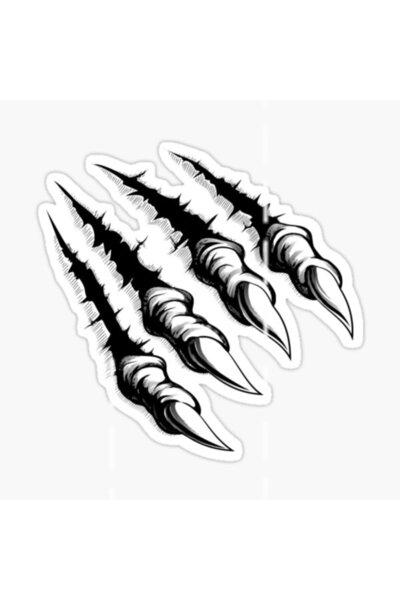 TSC Monster Claw Car Auto Sticker Pasting 19 Cm Aa