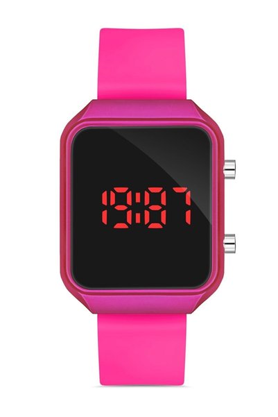 pullmarkt Pembe Led Kol Saati