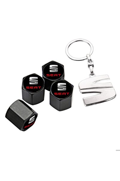 GARDENAUTO Seat Ibiza 2009-2017 Valve Cover 4 Pieces and Chrome Keychain