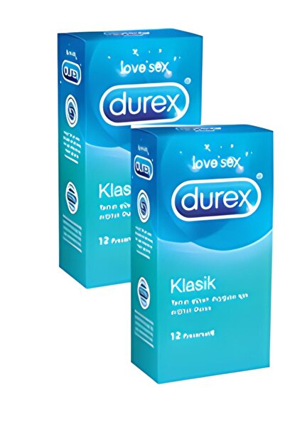 Durex Prezervatif Klasik 12li X 2 Adet