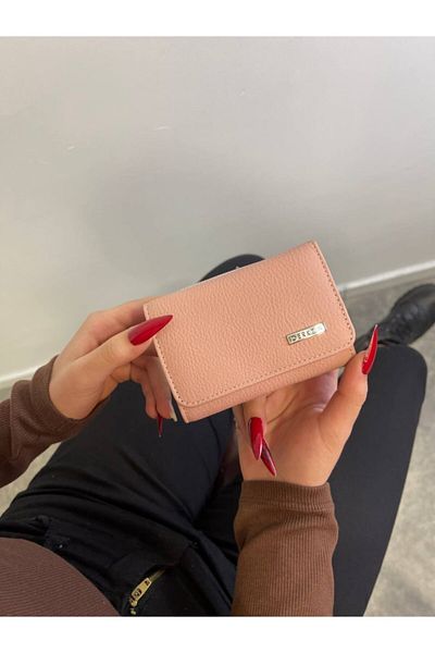 DERKON Small Convenient Genuine Leather Women's Wallet That Can Fit Every Bag