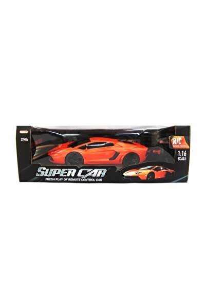 Toysan Turuncu Uzaktan Kumandalı Full Fonksiyon Şarjlı Oyuncak Ferrari Ty01