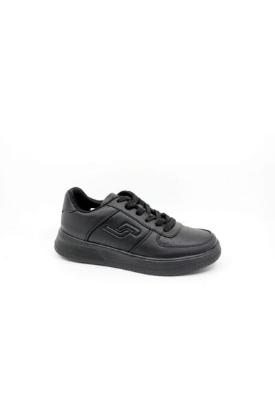 Jump 22233 Унісекс чорні кросівки на шнурівці